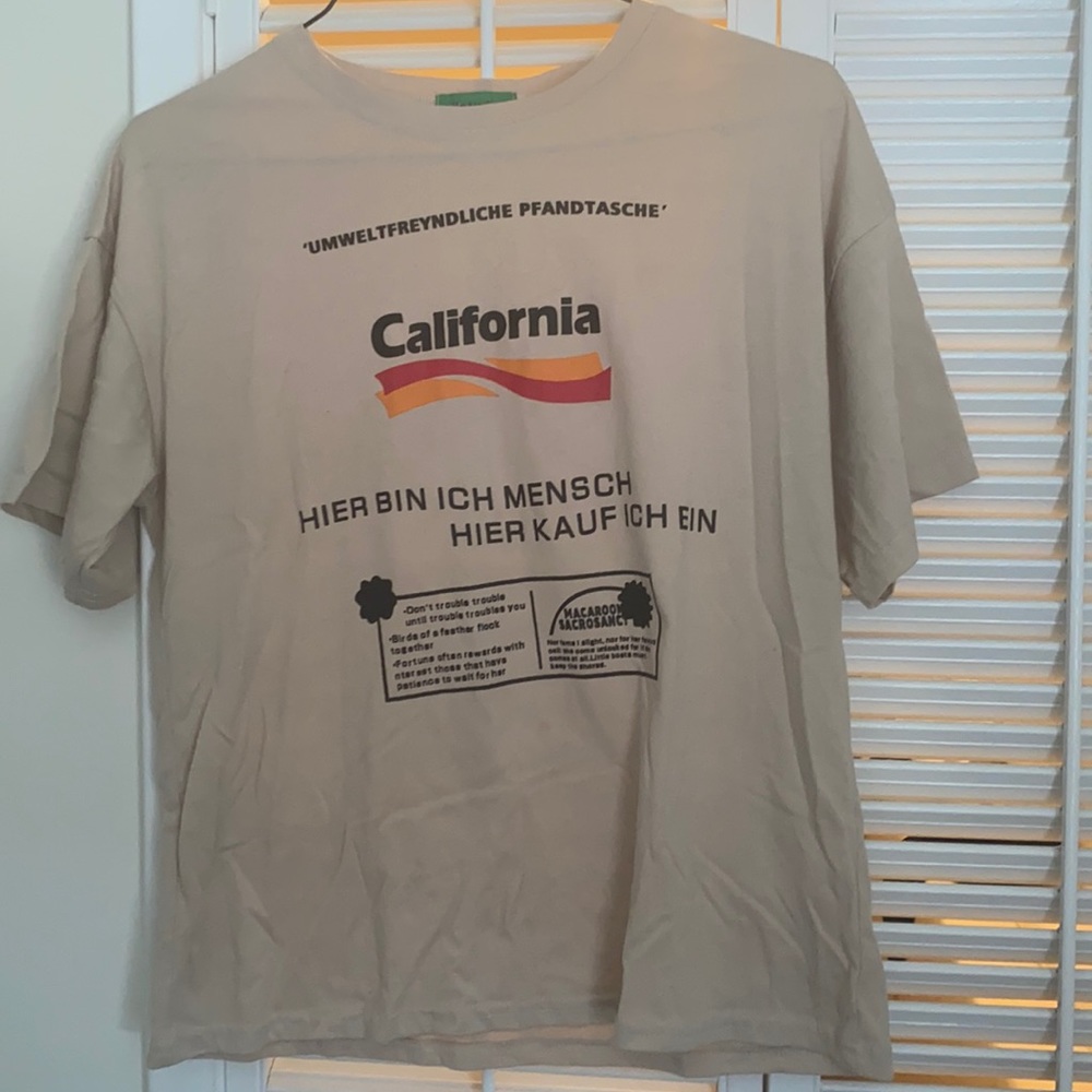 California style T -shirt